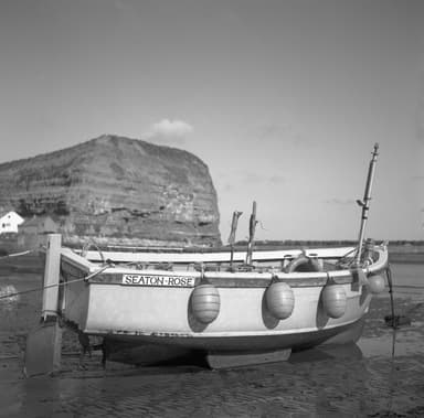 Staithes Harbour - Low tide